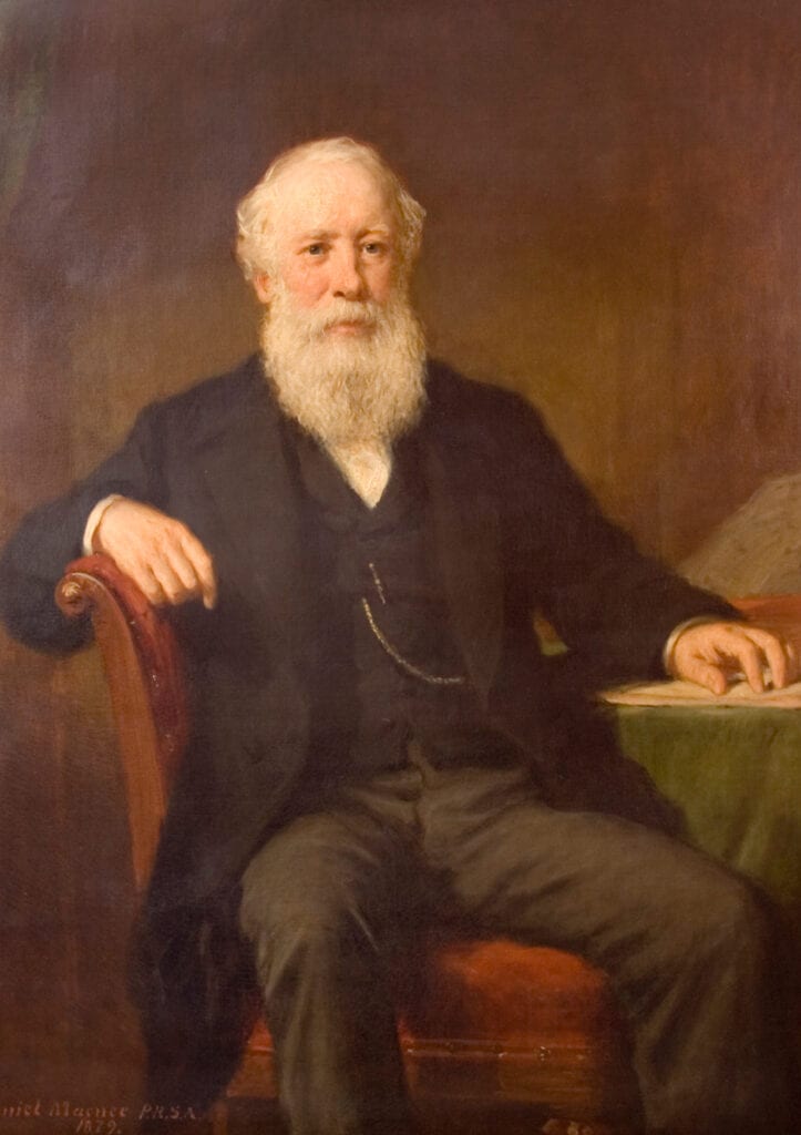 John Menzies Old Painted Portrait